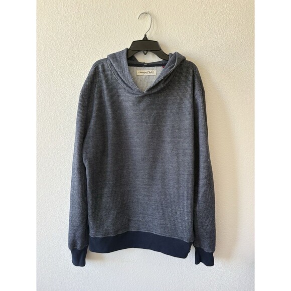 Sovereign Code Men's Blue/White Long Sleeve Hoodie Size Large - Picture 1 of 5